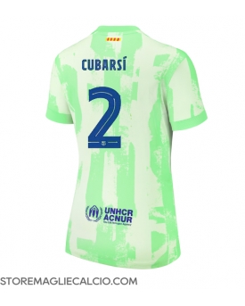 Barcelona Pau Cubarsi #2 Maglia Gara Terza Repliche 2024-25 Donna